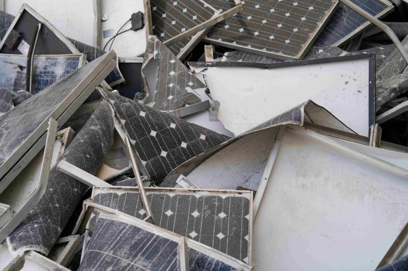Disposing of solar panels